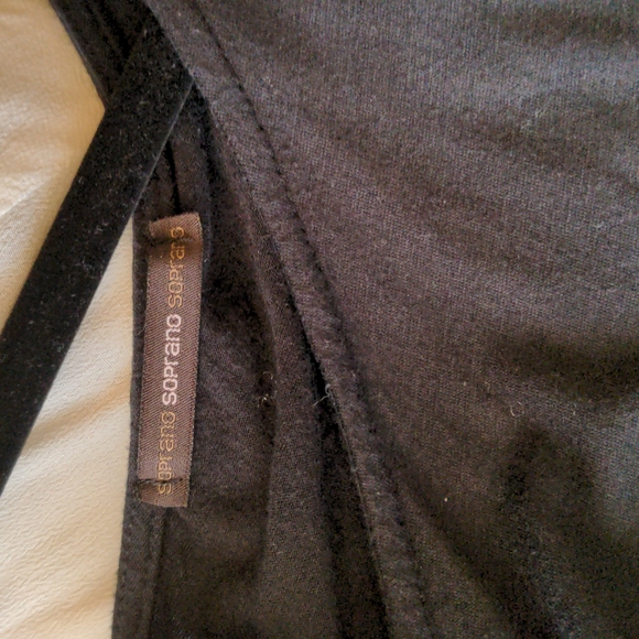 Soprano Black Asymmetrical Maxi Dress Size XS / S Extra Small / Small - Picture 3 of 3